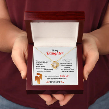 A Letter To My Daughter - Love Knot Necklace - Gift Set - SLDDL0132